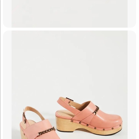 Silent D pink leather clogs size 39 - Picture 2 of 5